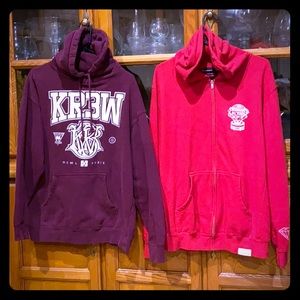 Krew diamond co supply hoodie 2 for 1 men SZ LARGE
